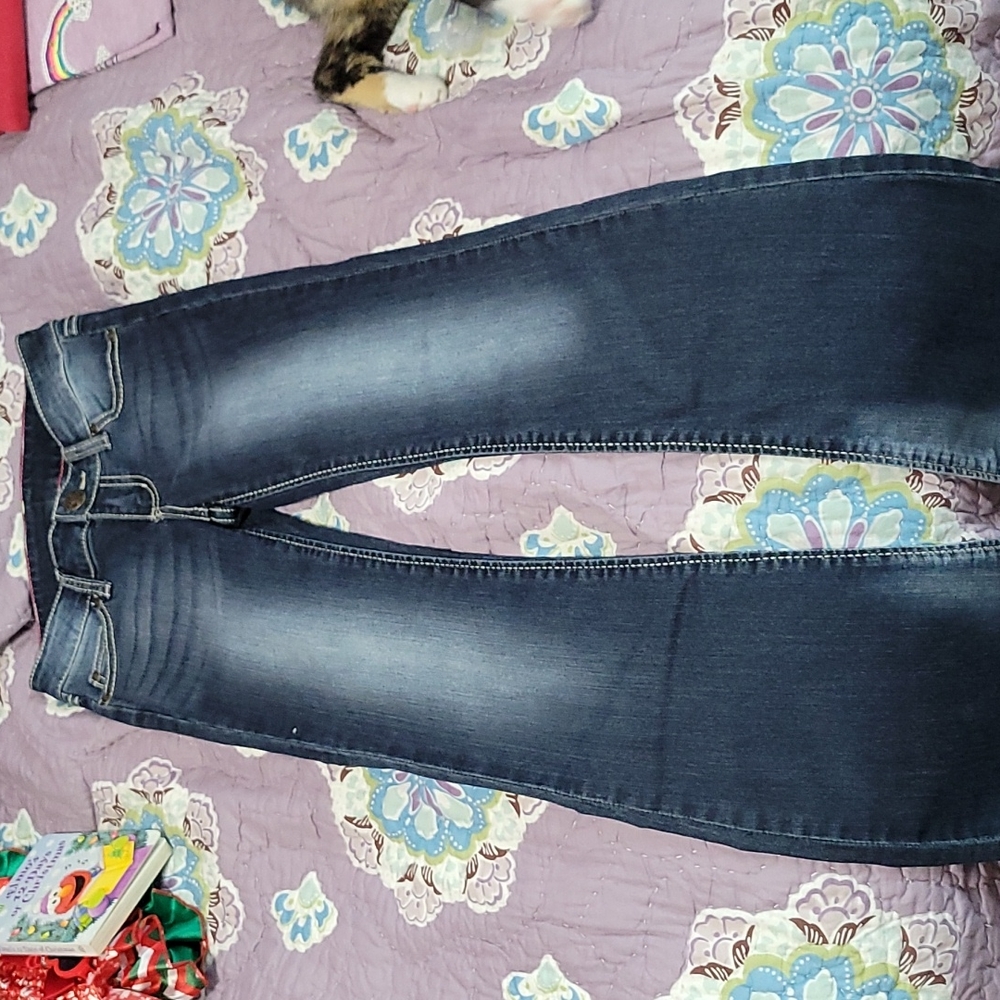 Girls size 8 reg Rock 47 by Wrangler jeans